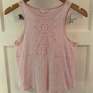 light pink lace shirt